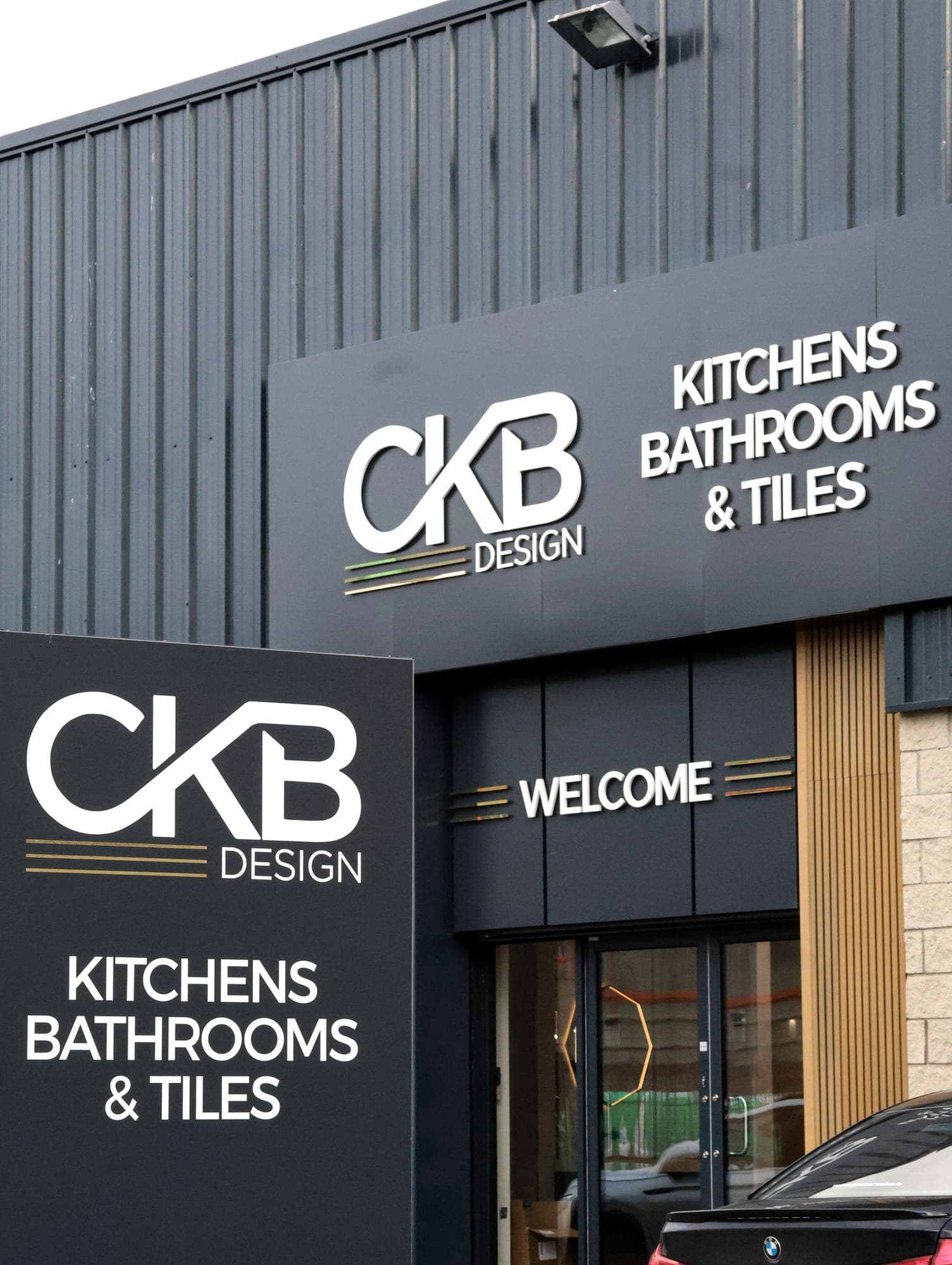 The CKB Design showroom in Navan, signed Kitchens, Bathrooms & Tiles